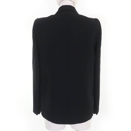 Balenciaga 623044 100% Wool Power Shoulder Tailored Jacket Black 34 Hanger Made