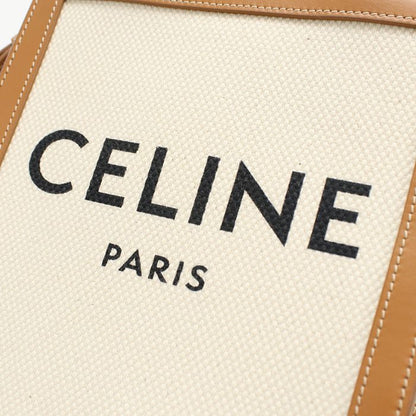 Celine 2WAY Mini Vertical Cabas 19330 2bnz.02nt Handbag Canvas Calf Womens