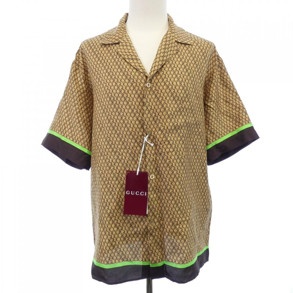 Gucci S/S Shirt Silk Brown