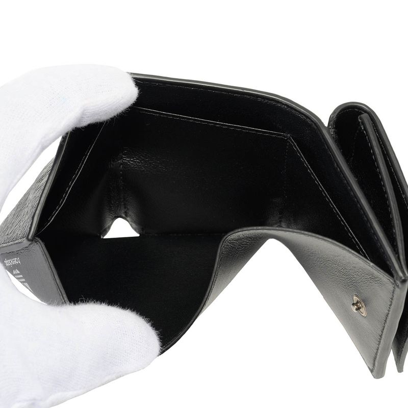 Balenciaga Trifold Wallet Balenciaga X Adidas Black