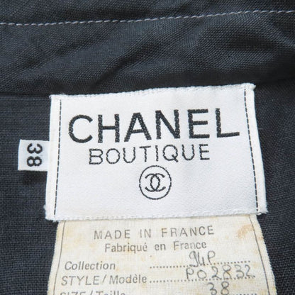 CHANEL Vintage 94P P02832 Silk Blend Linen Coco Mark Jacket And Dress