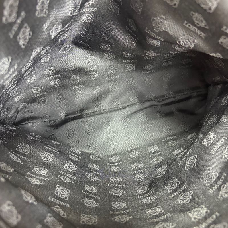 Loewe Anagram Logo Mini Tote Handbag Pink Beige Lame Metallic