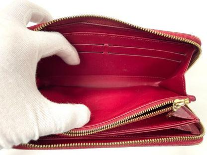 Louis Vuitton Monogram Vernis Zippy Wallet Round Zip Wallet Long Wallet M90200