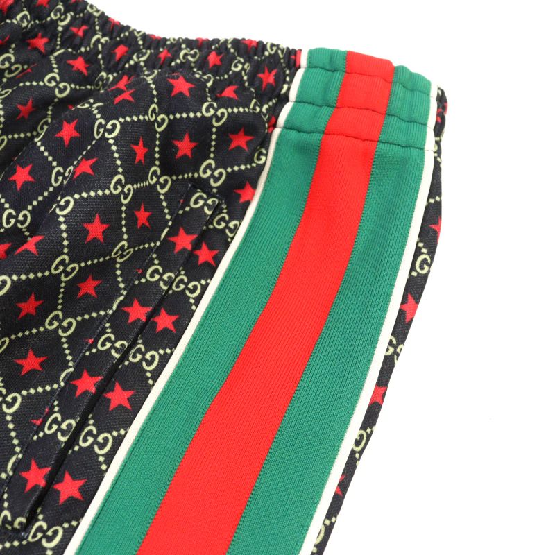 Gucci 575736 GG Star Sherry Line Shorts With Drawstring Rings Multicolor S Made