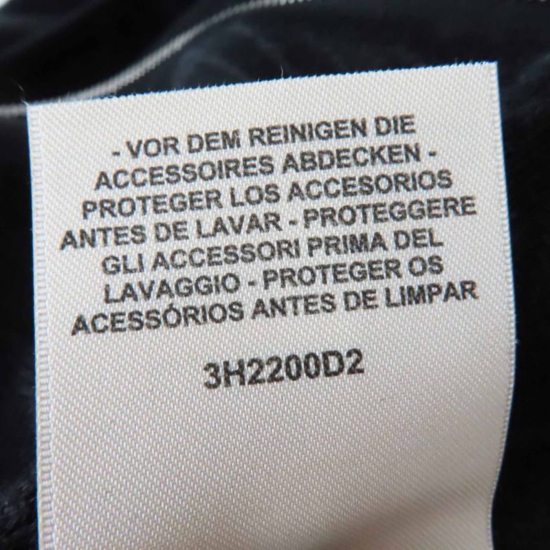 Hermes 23AW 3h2200d2 Wool Cashmere Silver Hardware Lining H Pattern Zip Up