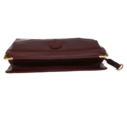Cartier Clutch Bag Must Line Bordeaux 01ka815