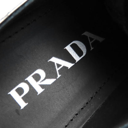 Prada 1d246m Chocolate Triangle Logo Patent Leather Loafers Black 34.5 W/box/sto