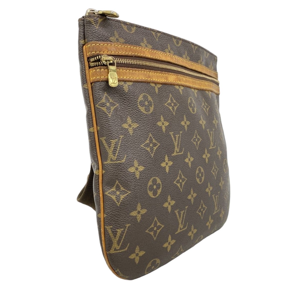 Louis Vuitton Shoulder Bag Monogram Pochette Bosphore Brown — view 2