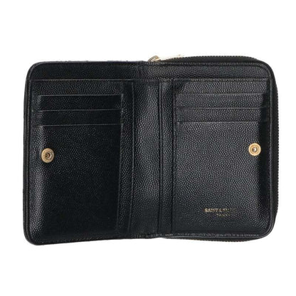 Saint Laurent Paris 403723 Cassandra Logo Compact Wallet For Women