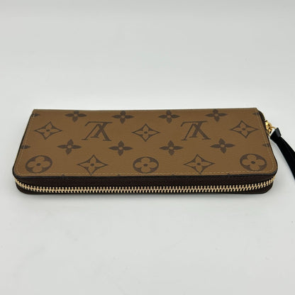 Louis Vuitton Monogram Wallet Portefeuille Clemence Reverse Brown — view 2