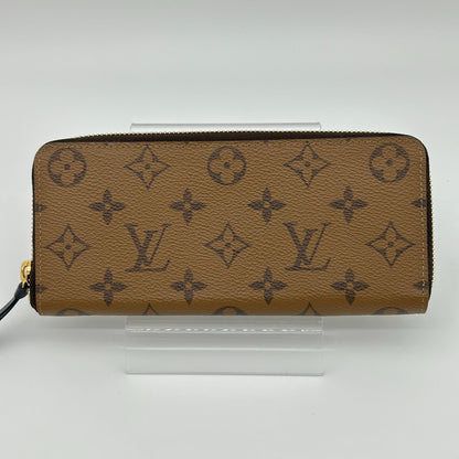 Louis Vuitton Monogram Wallet Portefeuille Clemence Reverse Brown — view 5
