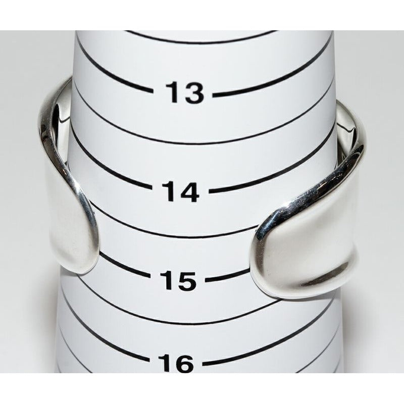 Tiffany & Co Bangle SV Elsa Peretti Small Bone Cuff Medium For Right Hand — view 2