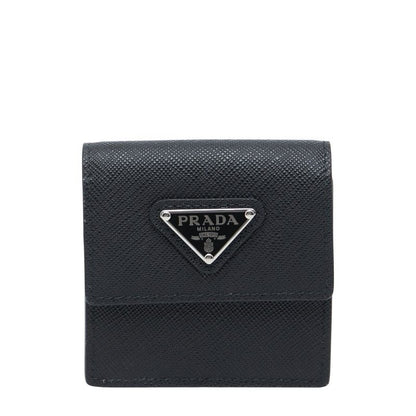 Prada Pouch Black Saffiano Leather