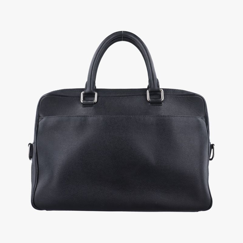 Louis Vuitton Porte Documents Business PM Black Taiga M32952fl3165