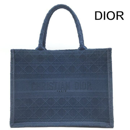 Dior Book Tote Cannage Canvas Blue