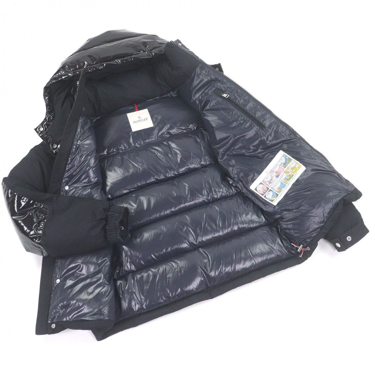 Moncler Chardon Giubbotto Logo Patch Jacket — view 3
