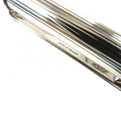 Cartier Must De Cartier Ballpoint Pen With Striped Logo Metal Silver With Case