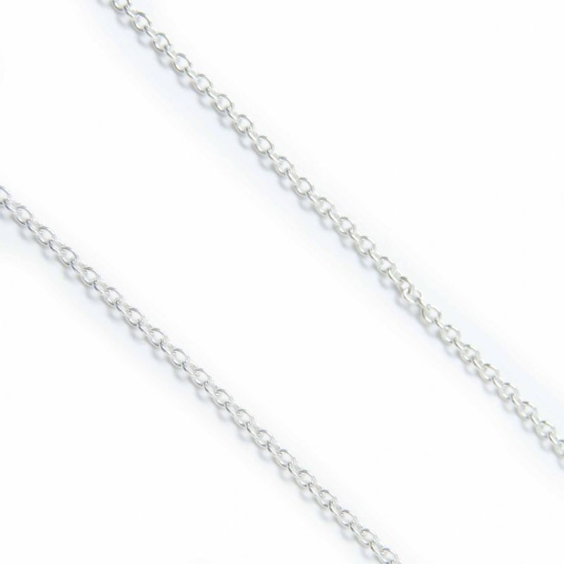 Tiffany & Co Colored Visor Yard Necklace Sv925 Aquamarine Silver