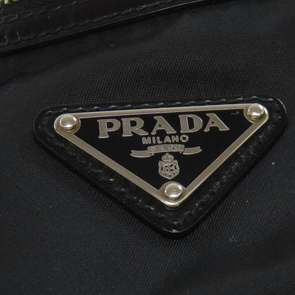 Prada Logo Hardware Shoulder Bag Nylon Women