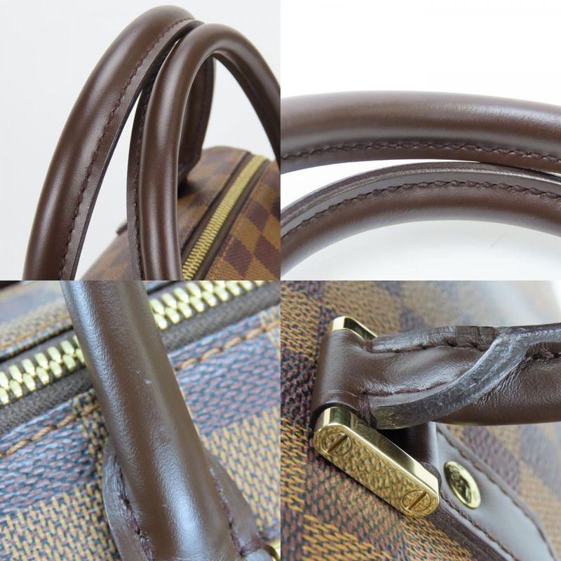 Louis Vuitton Handbag Rivera MM N41434 Damier Ebène Brown Gold Hardware Handbag