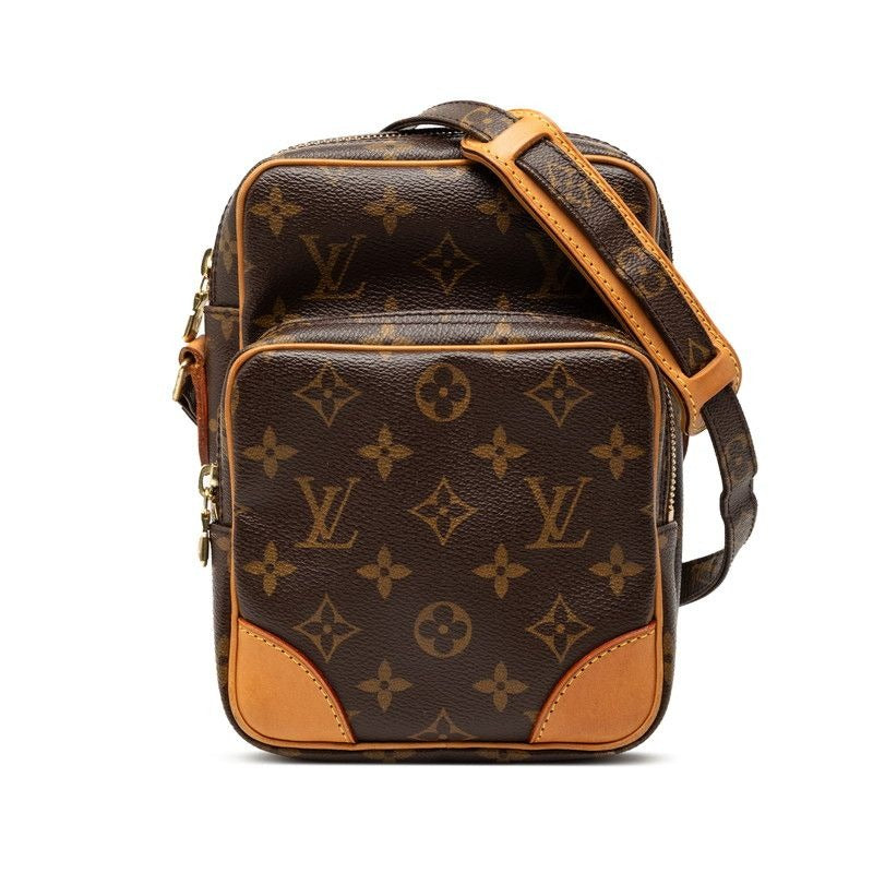Louis Vuitton Monogram Amazon Brown Leather