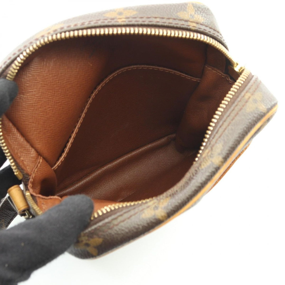 Louis Vuitton Shoulder Bag Danube Canvas Leather — view 3