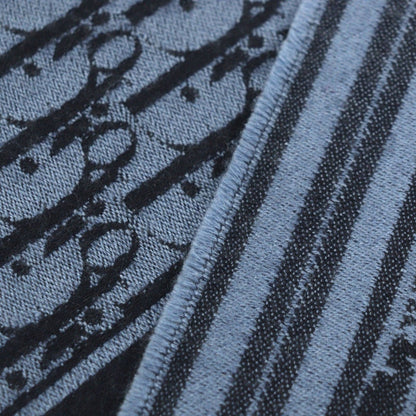 Dior Homme Cashmere Shawl Scarf with Fringe — view 4