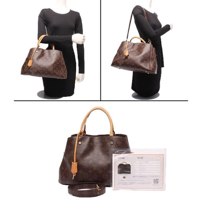 Louis Vuitton Shoulder Bag Montaigne MM Monogram — view 10