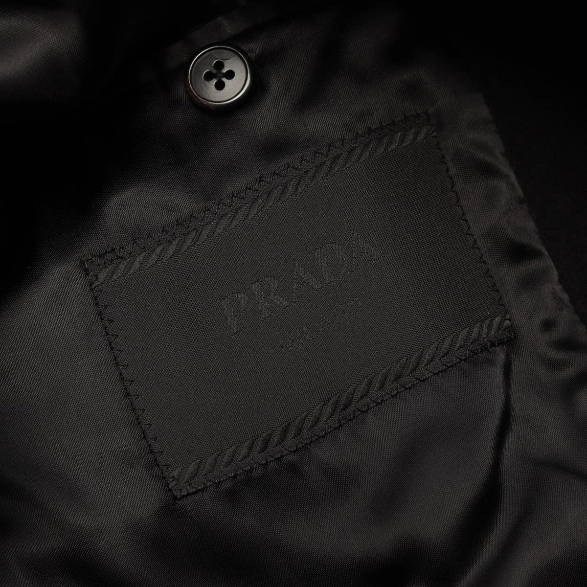 Prada Wool Coat Black — view 3