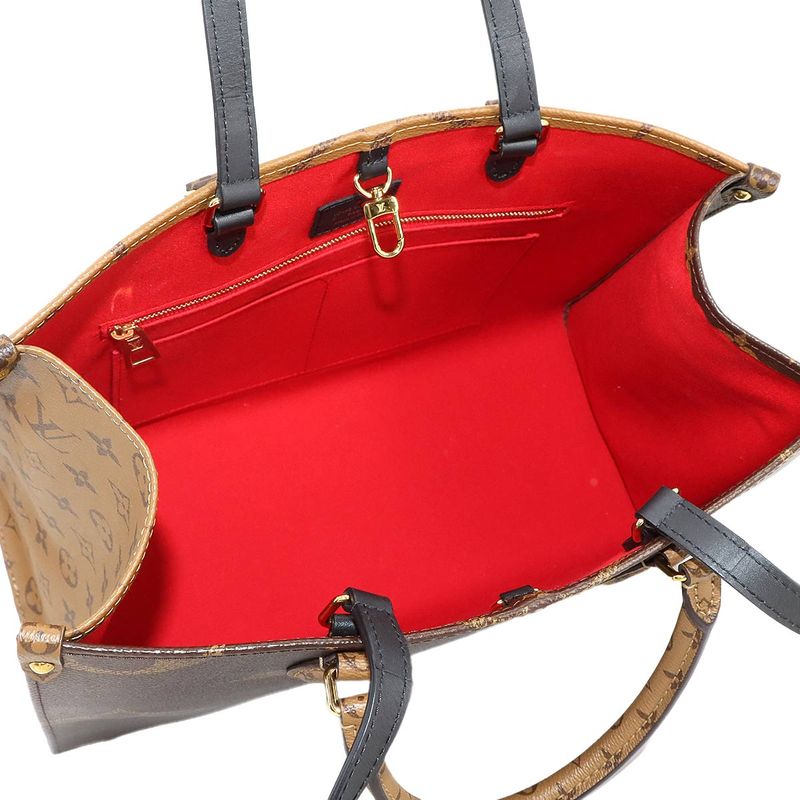 Louis Vuitton Giant Monogram On-the-go MM 2-way Tote Shoulder Bag M45321 RFID