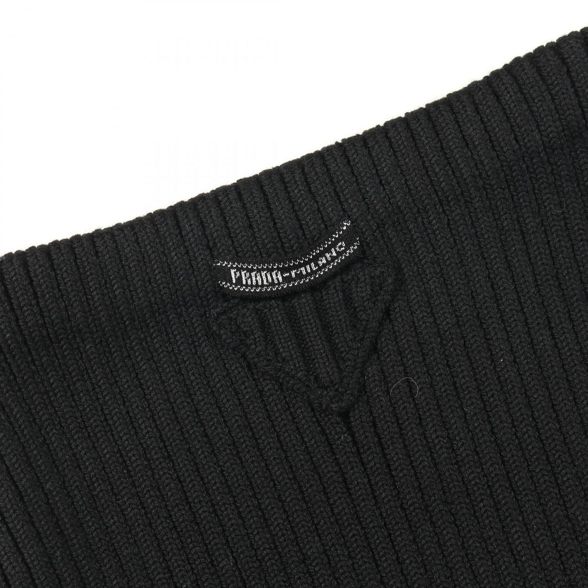 Prada Skirt Slim Fit Rib Knit Wool — view 6