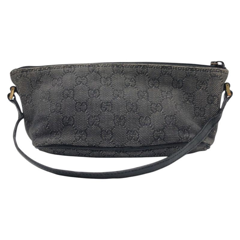 Gucci GG Pattern Gray GG Canvas 07199 2133 Handbag Accessory Pouch Women 504892