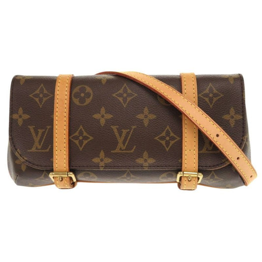 Louis Vuitton Pochette Marel Monogram Brown Waist Bag 1207