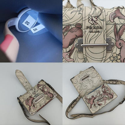 Prada Rabbit Print Multicolor Leather 25