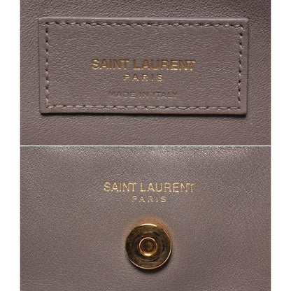 Saint Laurent Paris 2-Way Shoulder Bag Crossbody Baby Cabas Gray Size Details — view 4