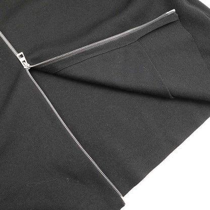 Loewe 23aw Anagram Zip-Up Wool Knit Sweater H526y16k42 Black XXL