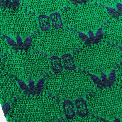 Gucci×adidas Gucci×adidas 693830 GG Trefoil Wool Jacquard Jogger Pants Green