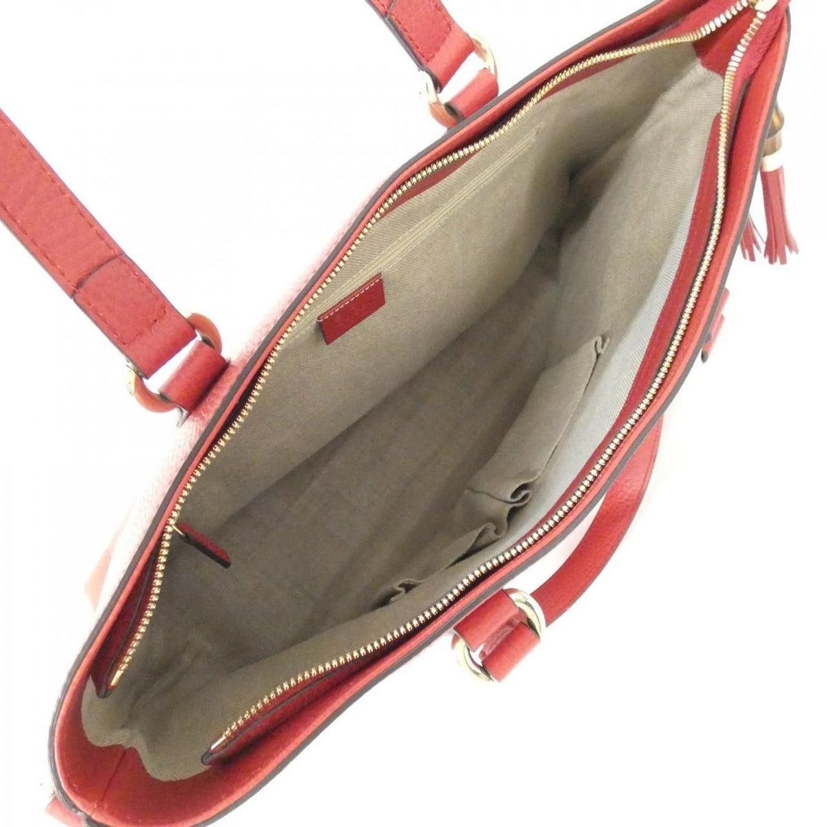 Gucci Bag Leather Red — view 6