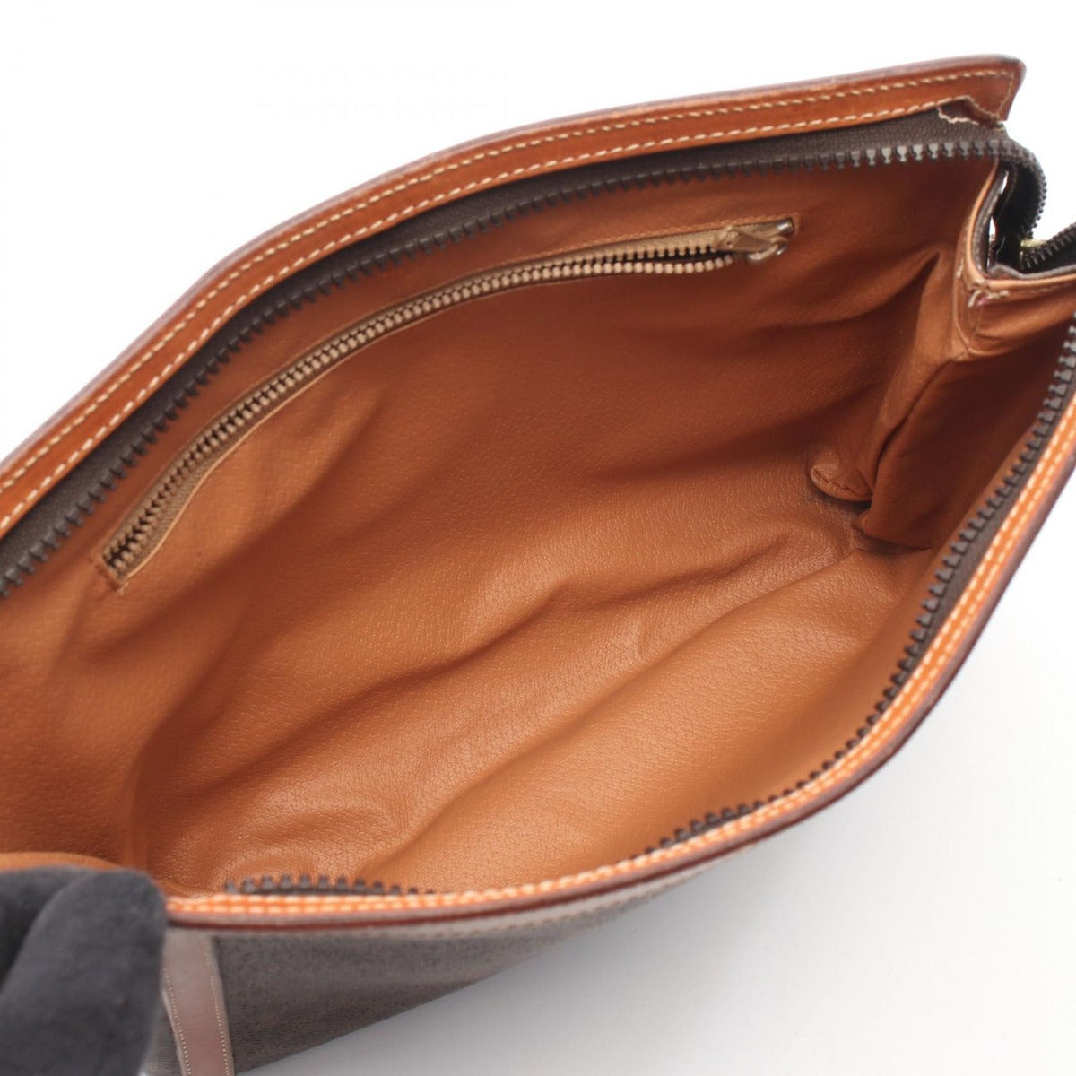 Celine Clutch Macadam Brown Dark Canvas — view 3