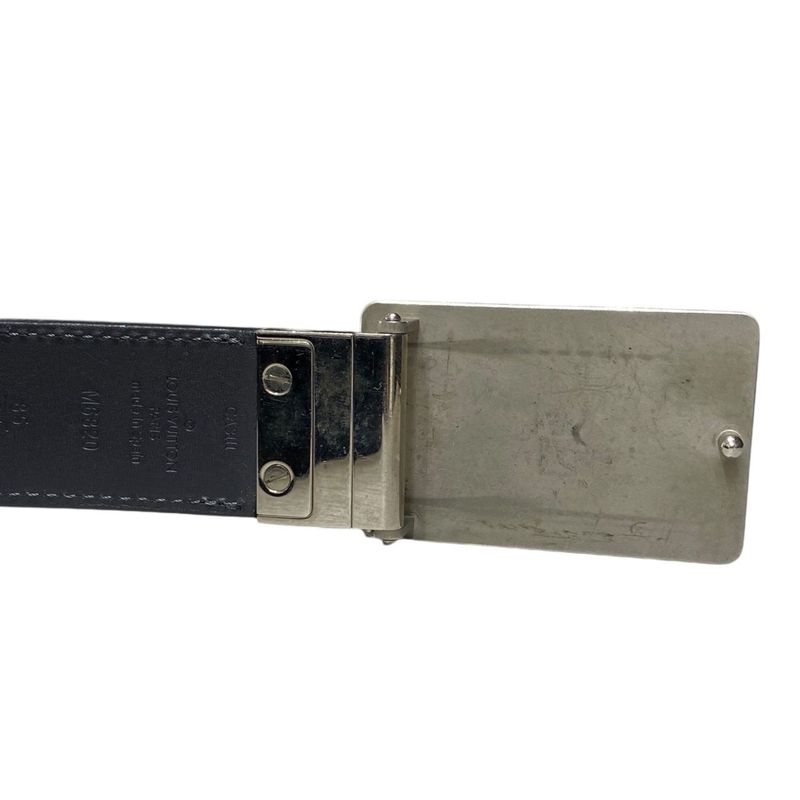 Em0334 Louis Vuitton M6820 Belt Santure Avventur Leather Belt 85 34 Black