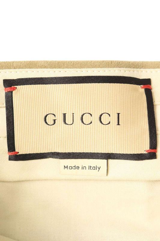 Gucci 770044 Z370c Velour Straight Long Pants Men's 52