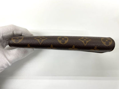 Louis Vuitton Monogram Portefeuille Emilie Zipper Long Wallet M41943 Brown ×