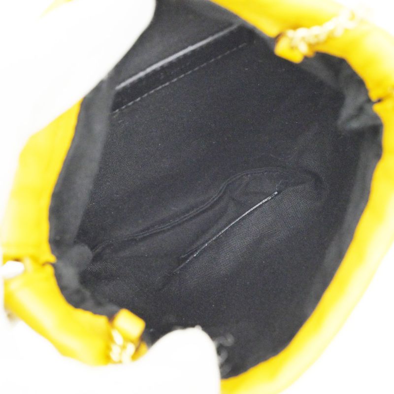 Saint Laurent Drost Ring Mini Chain Shoulder Bag Yellow - Yellow 640714
