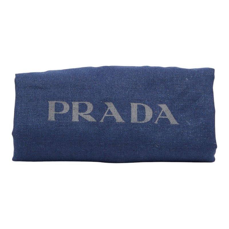 Prada Brown Silver Leather Women's Prada
