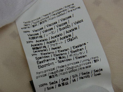 Fendi Rayon X Acetate X Polyurethane Short Sleeves Dress Size 44 Clothing