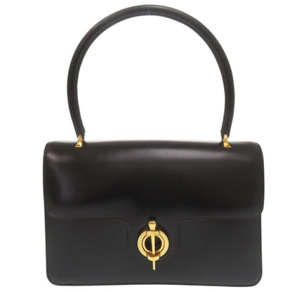 Hermes Vintage Leather Black Handbag 1126