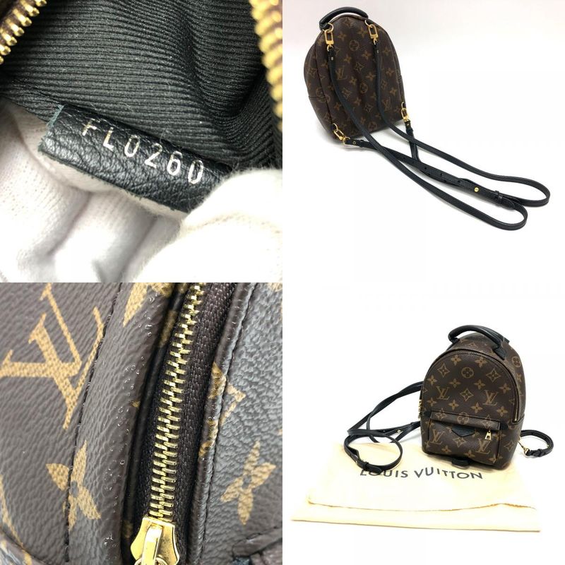Louis Vuitton Backpack Sac Palmsp Rings MINI M44873 Monogram Canvas Brown