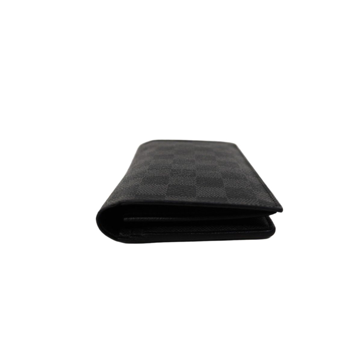 Louis Vuitton Wallet Damier Graphite Portefeuille Brazza Black — view 2