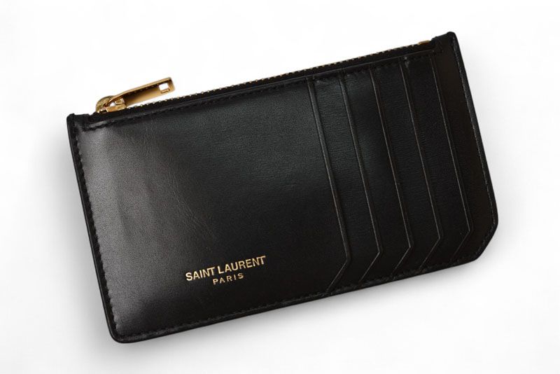 Saint Laurent Paris Coin Case Card Case YSL Saint Laurent Paris Zip Pouch
