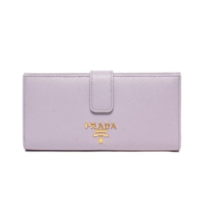Prada Wallet Saffiano Purple